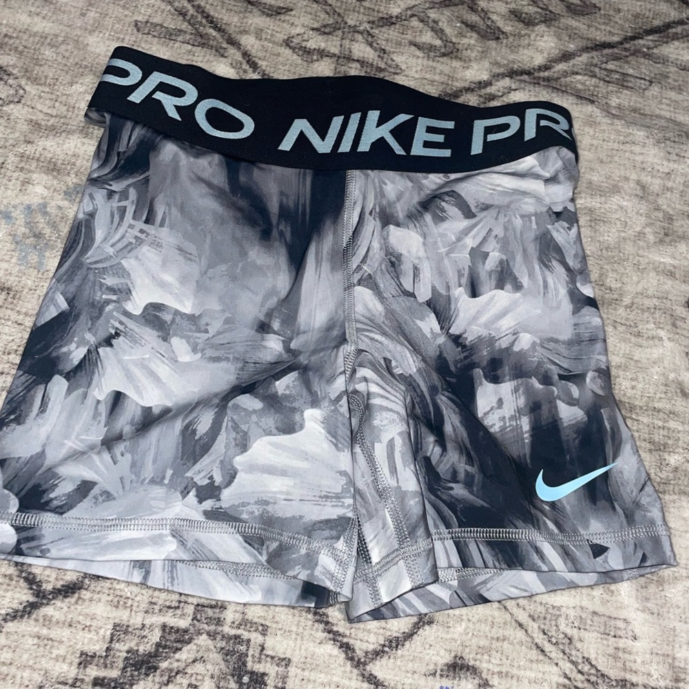 Grey Nike Pro Shorts